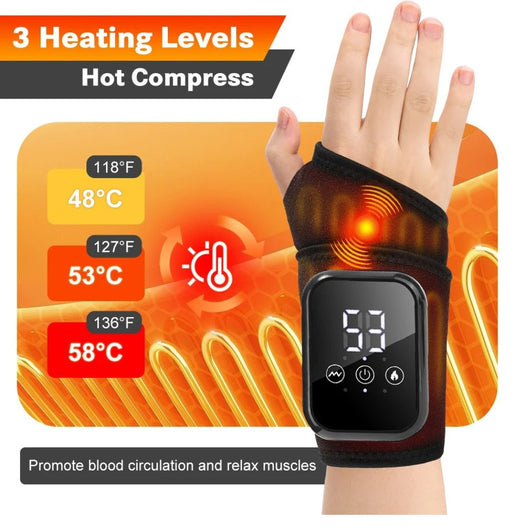 Electric Wrist Massager Wrap with Adjustable Settings - JumpingDots