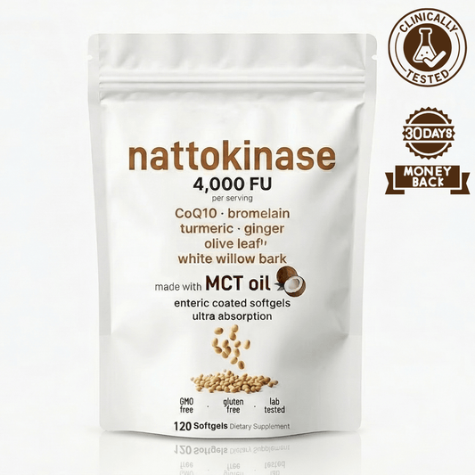 High - Strength 4000 FU Nattokinase For Healthy Blood Flow & Heart Support - JumpingDots