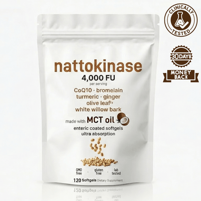 High - Strength 4000 FU Nattokinase For Healthy Blood Flow & Heart Support - JumpingDots