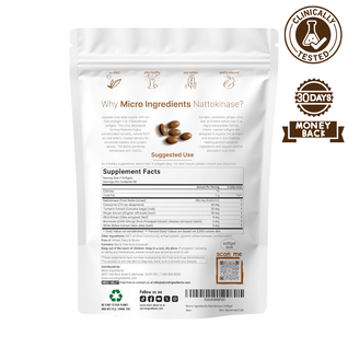 High-Strength 4000 FU Nattokinase For Healthy Blood Flow & Heart Support