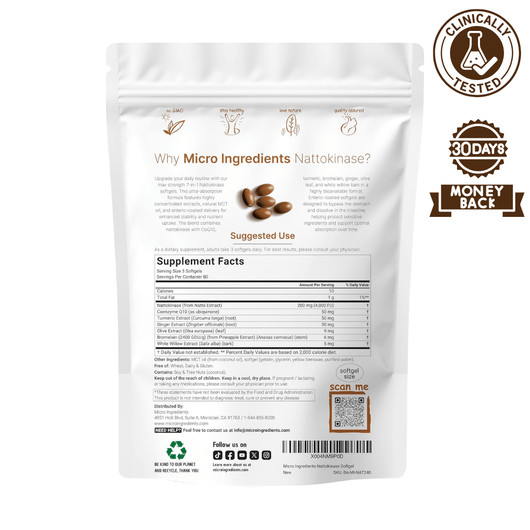 High - Strength 4000 FU Nattokinase For Healthy Blood Flow & Heart Support - JumpingDots