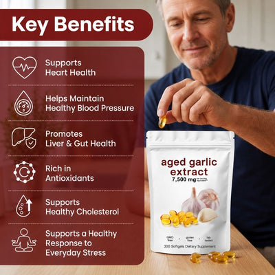 Aged Garlic Extract 7,500 mg - Odorless