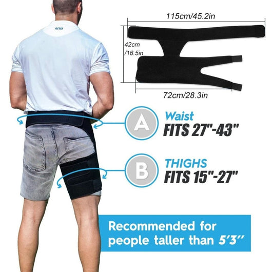 Adjustable Hip & Thigh Compression Sleeve Wrap - JumpingDots