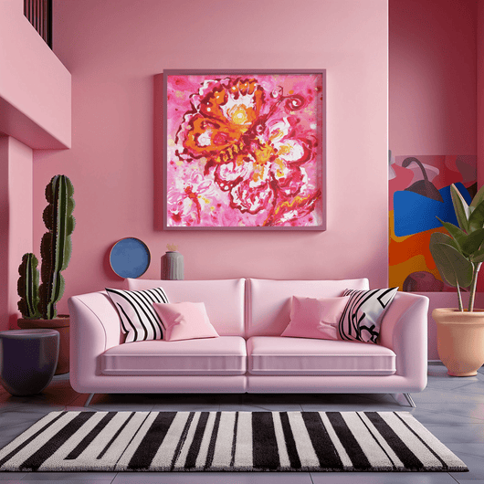 Abstract Butterfly on the Posters - Poster - JumpingDots