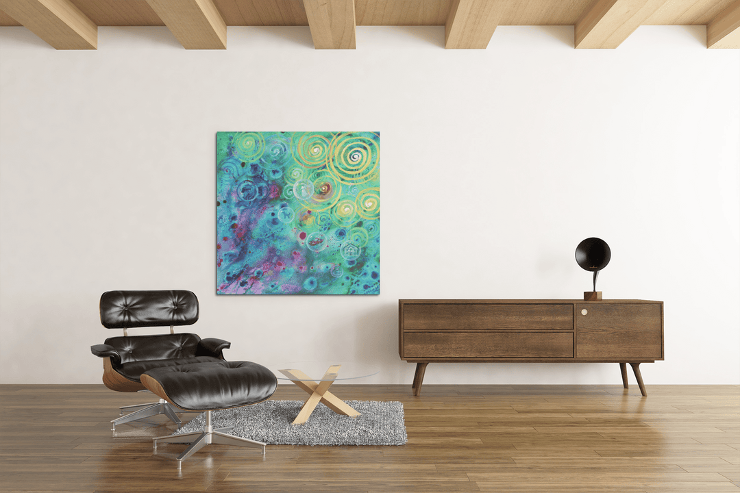 Spiritual Thought Spirals Art on the Posters - Poster - JumpingDots