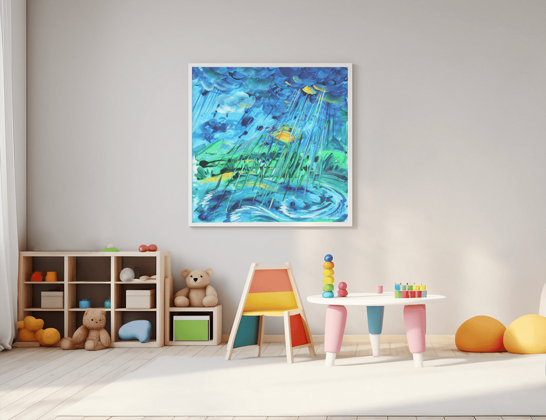 Colorful Energy Of The Spring on the Posters - Poster - JumpingDots