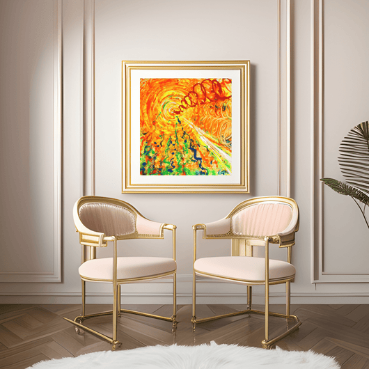 Energy Activated Art Decor on the Poster - Poster - JumpingDots