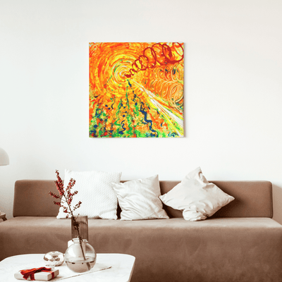 Energy Activated Art Decor on the Poster - Poster - JumpingDots