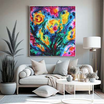 Abstract Bird Fish on the Poster - Poster - JumpingDots