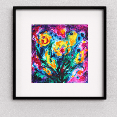 Abstract Bird Fish on the Poster - Poster - JumpingDots