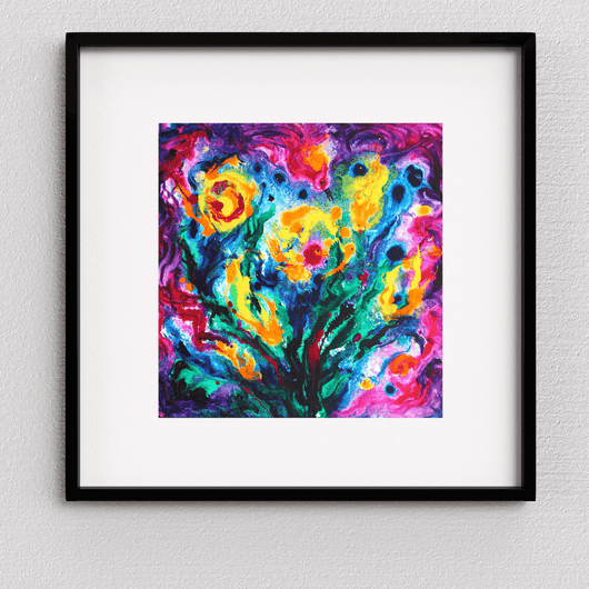 Abstract Bird Fish on the Poster - Poster - JumpingDots