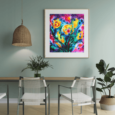 Abstract Bird Fish on the Poster - Poster - JumpingDots
