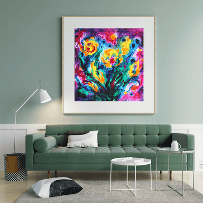 Abstract Bird Fish on the Poster - Poster - JumpingDots