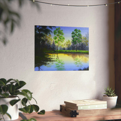 Landscape on the Poster - Poster - JumpingDots