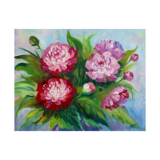 Flowers on the Poster - Poster - JumpingDots