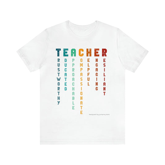 Motivational Teacher T-Shirt - T-Shirt - JumpingDots