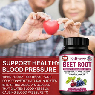 Natural Beetroot Extract Capsules for Daily Wellness