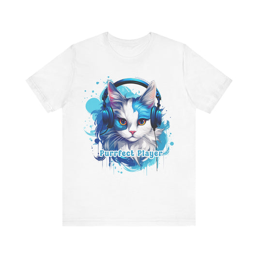 Purr-fect Player T-Shirt - T-Shirt - JumpingDots