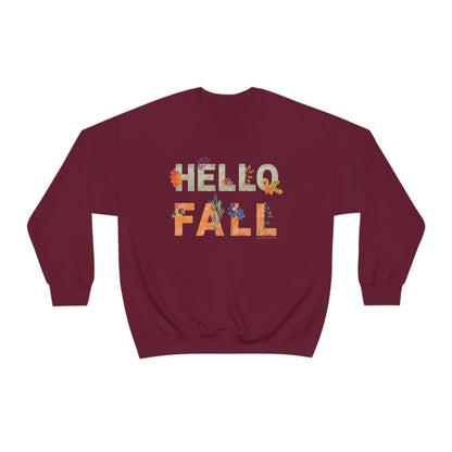 Watercolor Hello Fall Sweatshirt
