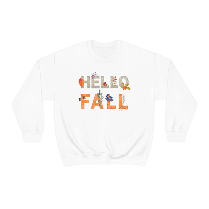Watercolor Hello Fall Sweatshirt - Sweatshirt - JumpingDots