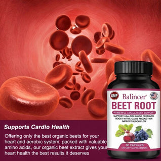 Natural Beetroot Extract Capsules for Daily Wellness