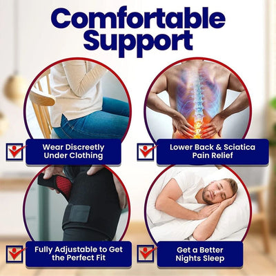 Adjustable Hip & Thigh Compression Sleeve Wrap - JumpingDots
