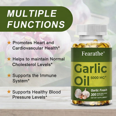 Garlic Oil Extract Softgel Capsules - JumpingDots