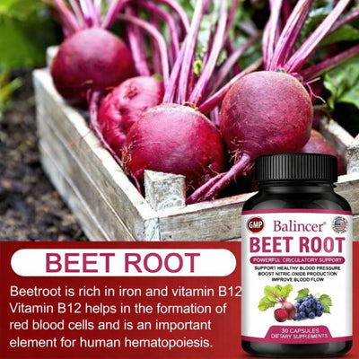 Natural Beetroot Extract Capsules for Daily Wellness - JumpingDots