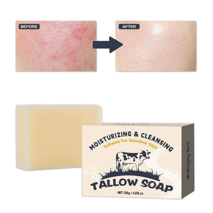 Natural Grass - Fed Beef Tallow Soap (2PCS) - JumpingDots