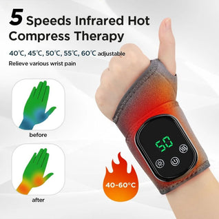 Electric Wrist Massager Wrap with Adjustable Settings