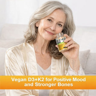 Vitamin D3 + K2 MK-7 Daily Wellness Capsules