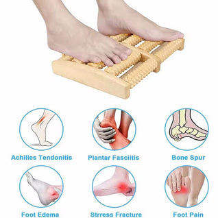 Wooden Foot Roller for Circulation Support & Daily Relaxation