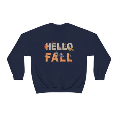 Watercolor Hello Fall Sweatshirt - Sweatshirt - JumpingDots