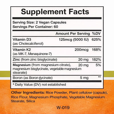 Vitamin D3 + K2 MK - 7 Daily Wellness Capsules - JumpingDots