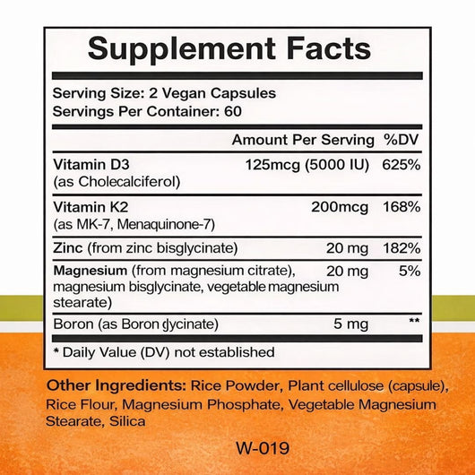 Vitamin D3 + K2 MK - 7 Daily Wellness Capsules - JumpingDots
