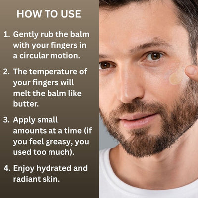 Organic Beef Tallow Balm with Raw Honey for Men - JumpingDots