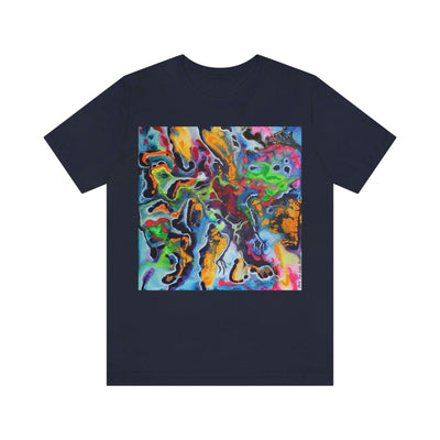 Abstract Non-Figurative Art T-Shirt - T-Shirt - JumpingDots