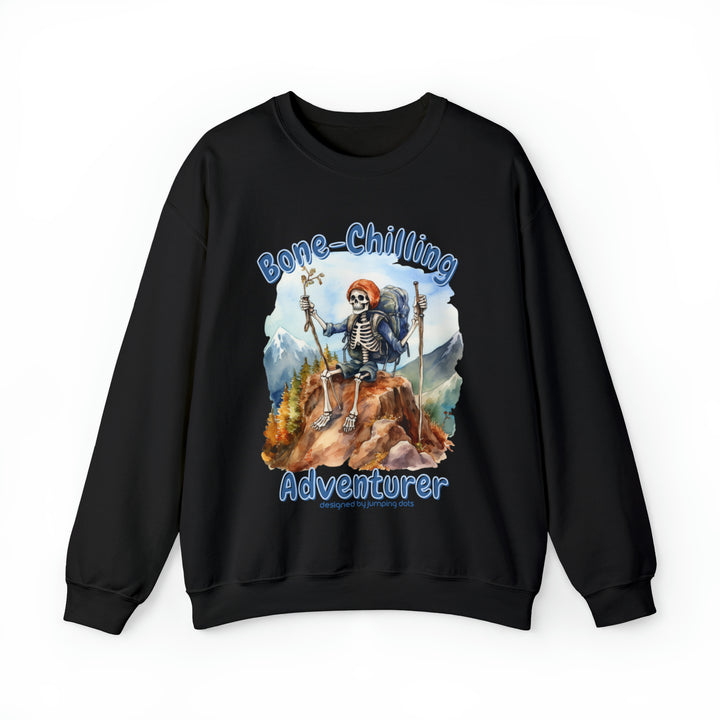 Hiking Skeleton Halloween Sweatshirt - Sweatshirt - JumpingDots