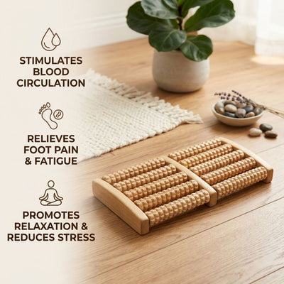 Wooden Foot Roller - JumpingDots