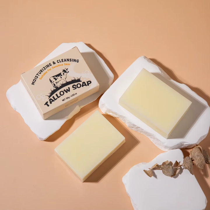 Natural Grass - Fed Beef Tallow Soap (2PCS) - JumpingDots