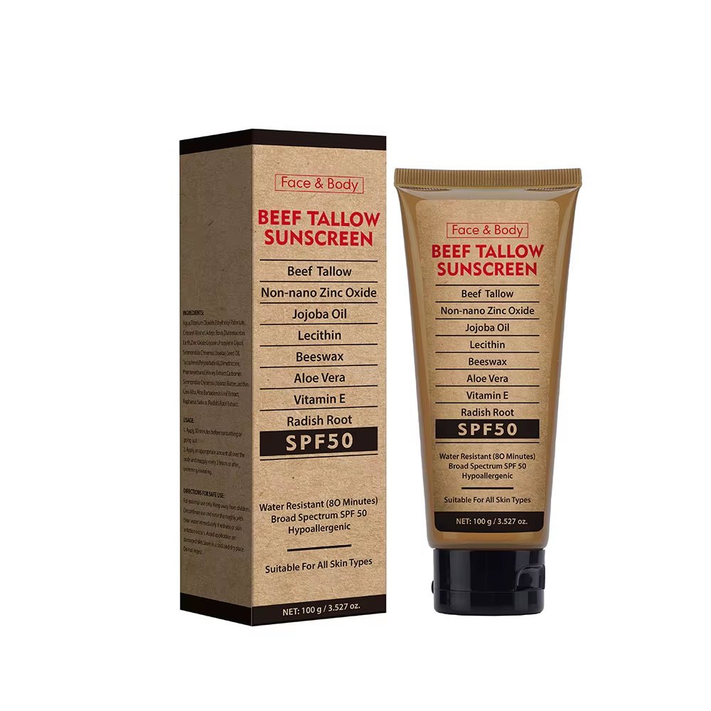 Organic Grass - Fed Beef Tallow Sunscreen SPF50 - JumpingDots