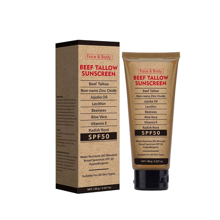 Organic Grass - Fed Beef Tallow Sunscreen SPF50 - JumpingDots