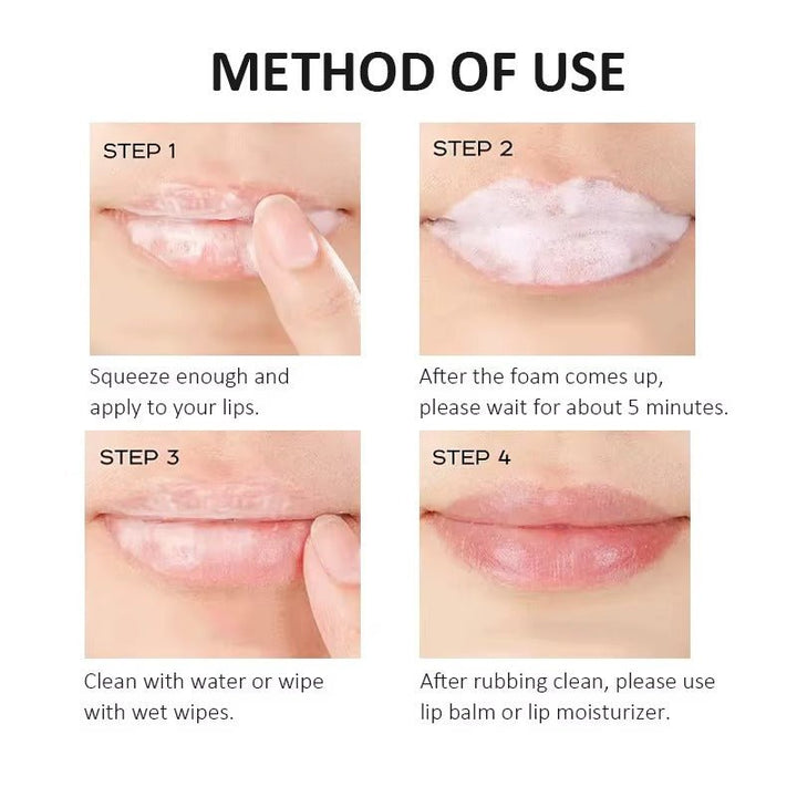 Natural Bubble Lip Scrub - JumpingDots