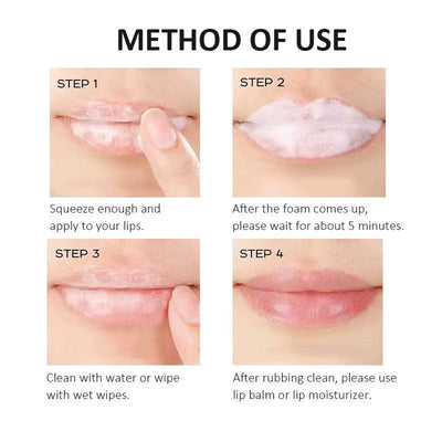 Natural Bubble Lip Scrub - JumpingDots