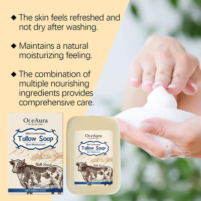 Pure Beef Tallow Soap Bar - JumpingDots
