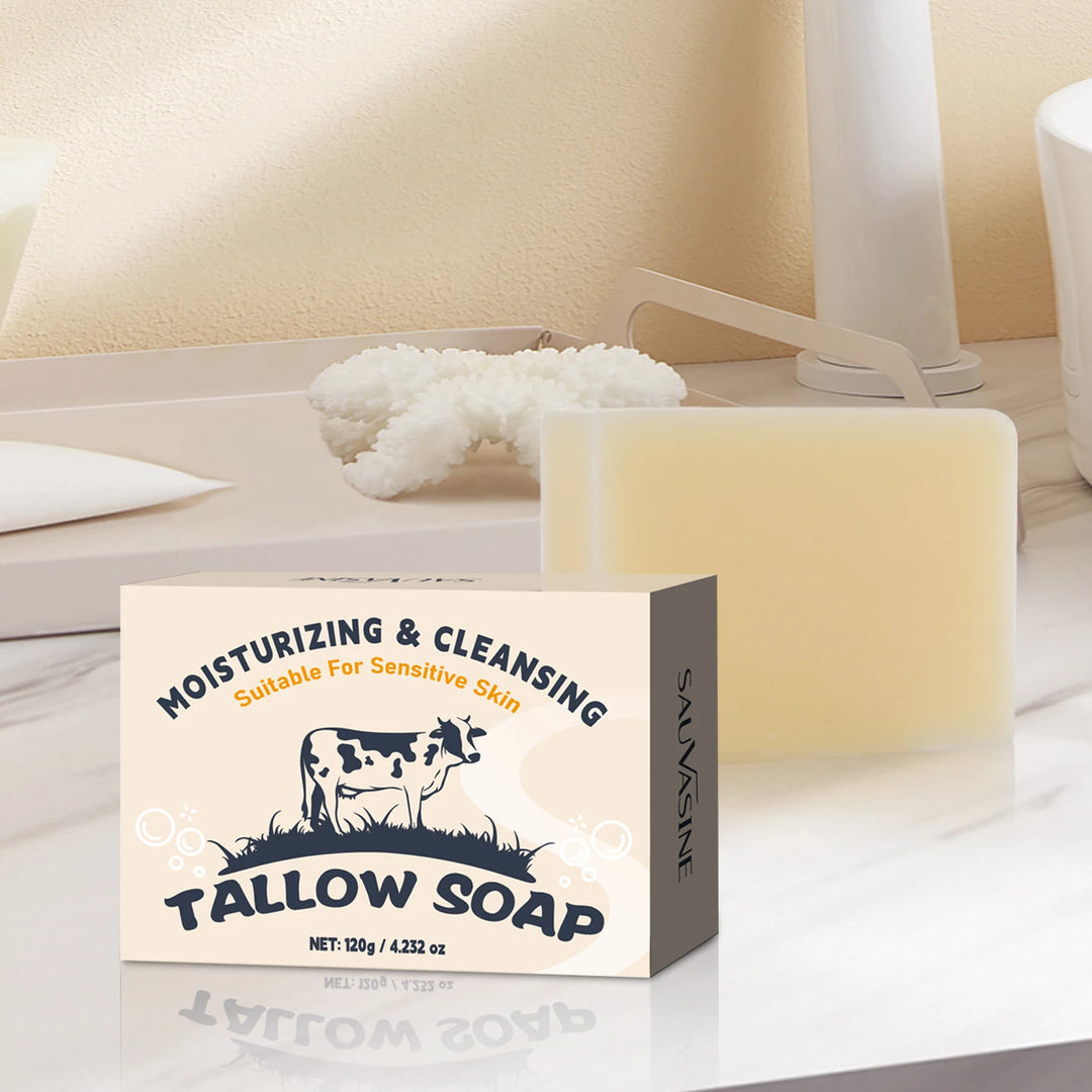 Natural Grass - Fed Beef Tallow Soap (2PCS) - JumpingDots