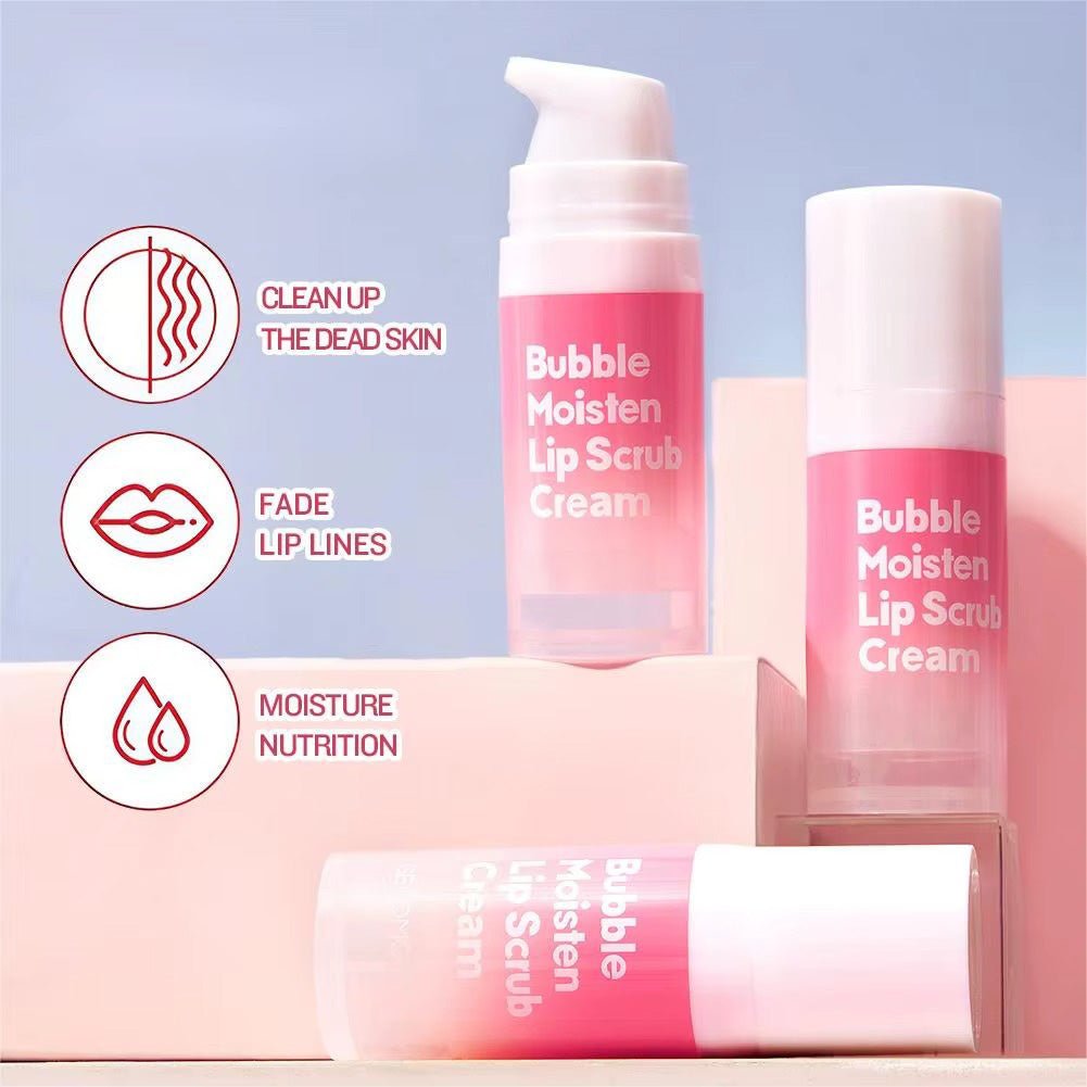 Natural Bubble Lip Scrub - JumpingDots