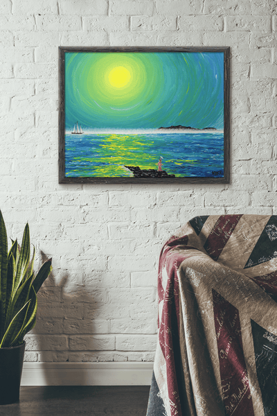 Misty Dawn Departure on the Poster - Poster - JumpingDots
