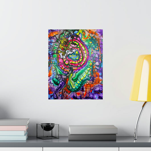 Transcendent Realms And Vibrant Spirituality on the Poster - Poster - JumpingDots