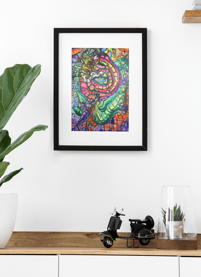 Transcendent Realms And Vibrant Spirituality on the Poster - Poster - JumpingDots